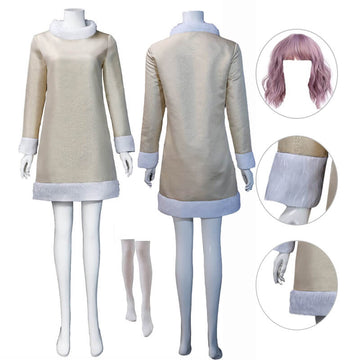 Girls Enid Dance Outfit Wednesday Enid Sinclair Dress Kids Halloween Cosplay Costume BEcostume